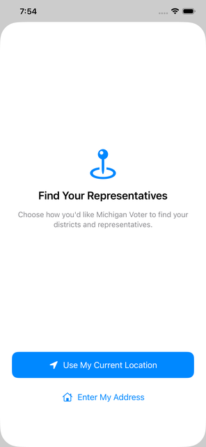 Michigan Voter screenshot
